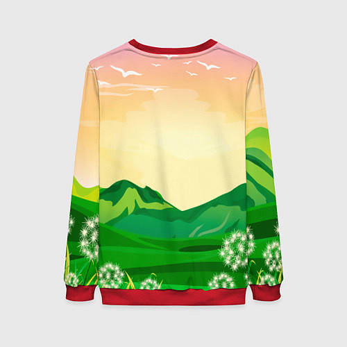 Женский свитшот Яо Яо Геншин / 3D-Красный – фото 2