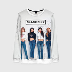 Свитшот женский Blackpink kpopk, цвет: 3D-белый