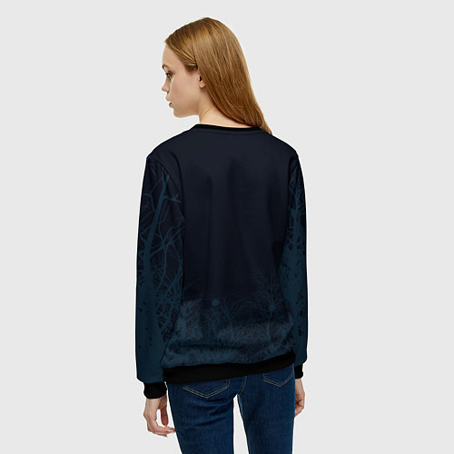 Женский свитшот Персонажи Alan Wake / 3D-Черный – фото 4