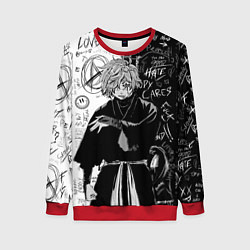 Свитшот женский Инсайд Габимару - Адский рай, цвет: 3D-красный