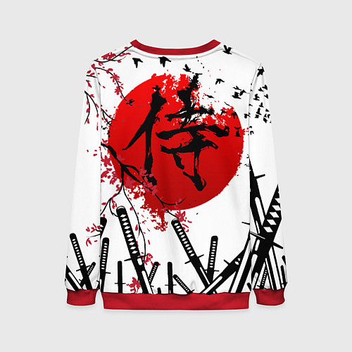 Женский свитшот Ronin armour / 3D-Красный – фото 2