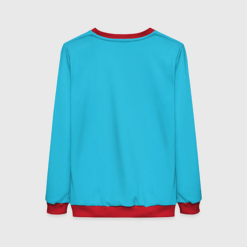 Женский свитшот Влюблённый взгляд / 3D-Красный – фото 2