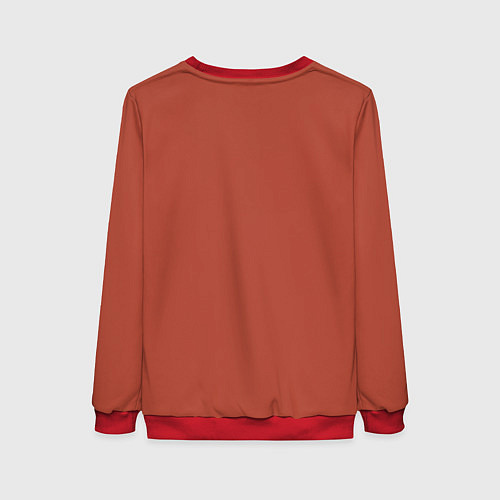 Женский свитшот Малаш медвежонок / 3D-Красный – фото 2