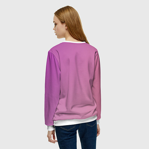 Женский свитшот Нашествие жаб / 3D-Белый – фото 4