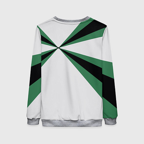 Женский свитшот Железнодорожные войска / 3D-Меланж – фото 2