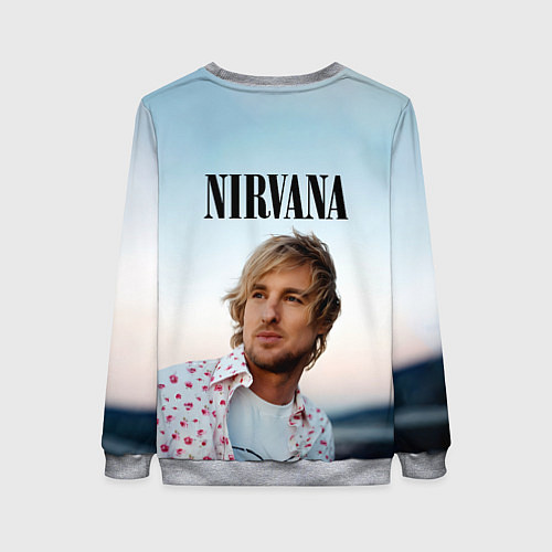 Женский свитшот Тру фанат Nirvana / 3D-Меланж – фото 2