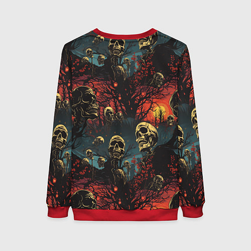 Женский свитшот Нечистый дух / 3D-Красный – фото 2