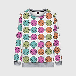Женский свитшот Smiley face