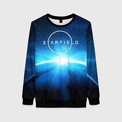 Свитшот женский Logo Starfield space, цвет: 3D-черный