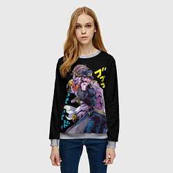 Свитшот женский Это Джоджо, цвет: 3D-меланж — фото 2