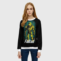 Свитшот женский Fallout poster style, цвет: 3D-белый — фото 2