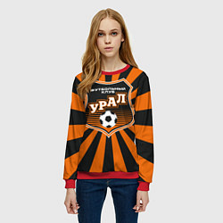 Свитшот женский ФК Урал, цвет: 3D-красный — фото 2