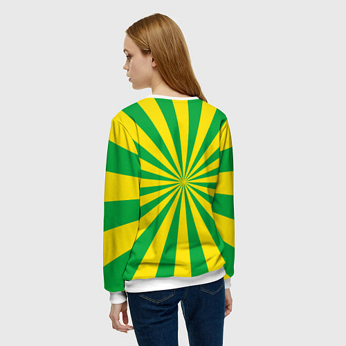 Женский свитшот Футбольный клуб Анжи / 3D-Белый – фото 4