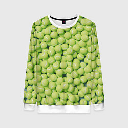 Женский свитшот Узор из теннисных мячей