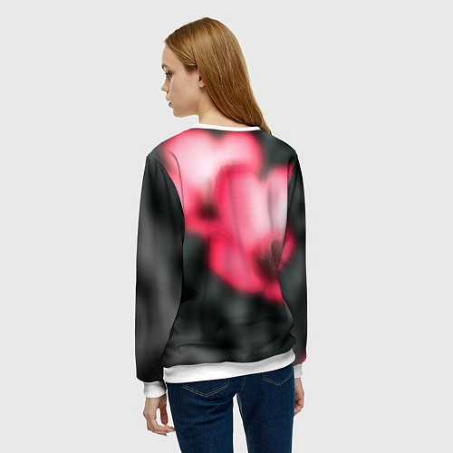 Женский свитшот Беларусь земля свободы / 3D-Белый – фото 4