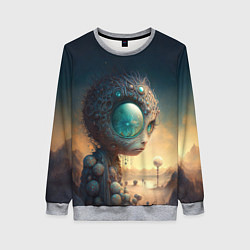 Женский свитшот Абориген на загадочной планете