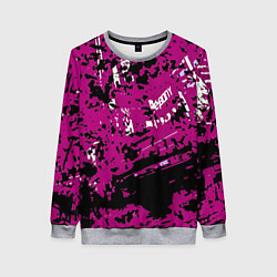 Женский свитшот Фиолетовая иллюстрация