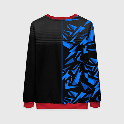 Женский свитшот Changan - blue uniform / 3D-Красный – фото 2