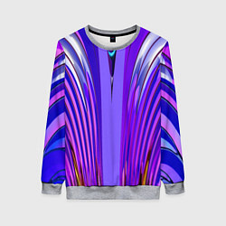 Женский свитшот Фиолетовые линии и полосы