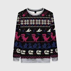 Женский свитшот Доисторический свитер