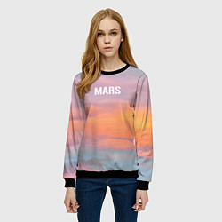 Свитшот женский Thirty Seconds to Mars Seasons, цвет: 3D-черный — фото 2