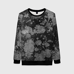 Свитшот женский Абстракция - светлое на темном, цвет: 3D-черный
