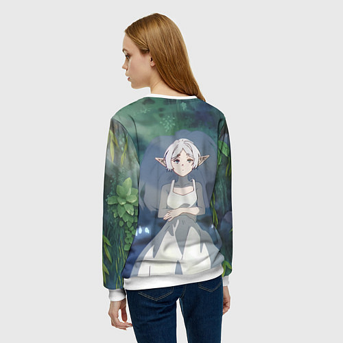 Женский свитшот Sousou no Frieren / 3D-Белый – фото 4