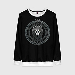 Женский свитшот Обережный тотем - волк