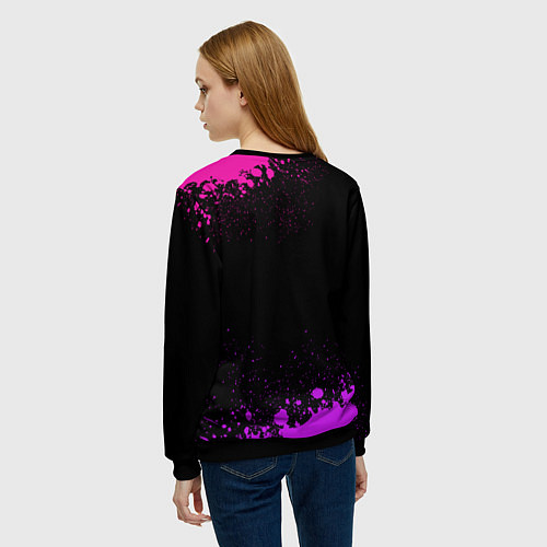 Женский свитшот Любовь: с очень большой буквы / 3D-Черный – фото 4