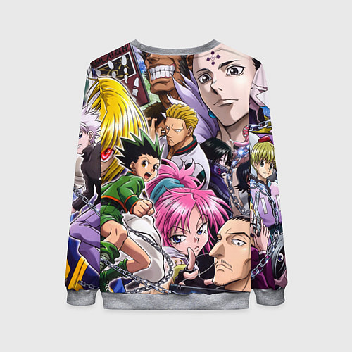 Женский свитшот Hunter Hunter anime color / 3D-Меланж – фото 2