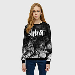 Свитшот женский Slipknot black graphite, цвет: 3D-черный — фото 2