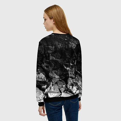Женский свитшот Garbage black graphite / 3D-Черный – фото 4