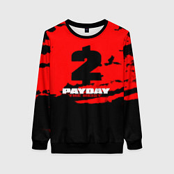 Свитшот женский Payday 2 краски, цвет: 3D-черный