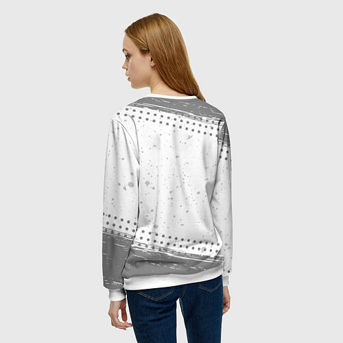 Женский свитшот Извини некогда - бильярд, пока / 3D-Белый – фото 4