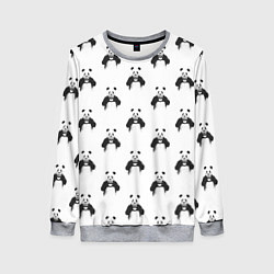 Женский свитшот Panda love - pattern