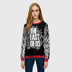 Свитшот женский Одни из нас тема постер, цвет: 3D-красный — фото 2