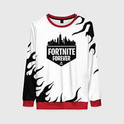 Свитшот женский Epic games fortnite fire, цвет: 3D-красный