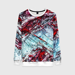 Свитшот женский Лёд и кровь, цвет: 3D-белый