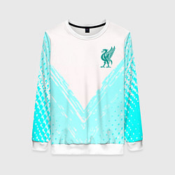 Женский свитшот Liverpool logo texture fc