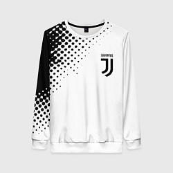Свитшот женский Juventus sport black geometry, цвет: 3D-белый
