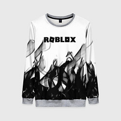 Свитшот женский Roblox flame текстура, цвет: 3D-меланж