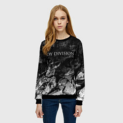 Свитшот женский Joy Division black graphite, цвет: 3D-черный — фото 2