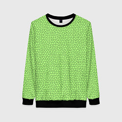 Женский свитшот Светло-зелёный мозаика