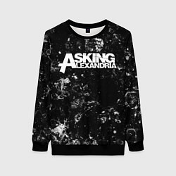 Свитшот женский Asking Alexandria black ice, цвет: 3D-черный