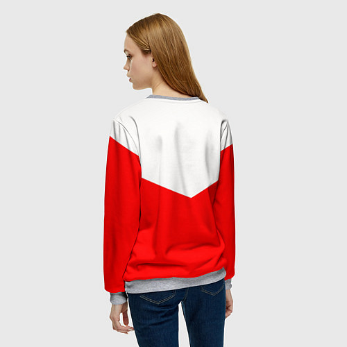 Женский свитшот Tekken текстура файтинг япония / 3D-Меланж – фото 4