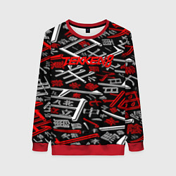 Свитшот женский Tekken steel japan, цвет: 3D-красный