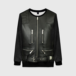 Женский свитшот Terminator first - leather jacket
