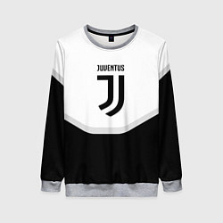 Свитшот женский Juventus black geometry sport, цвет: 3D-меланж