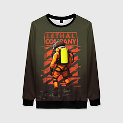 Свитшот женский Lethal Company: Survivor, цвет: 3D-черный