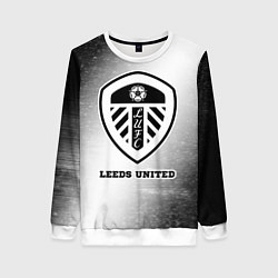 Свитшот женский Leeds United sport на светлом фоне, цвет: 3D-белый